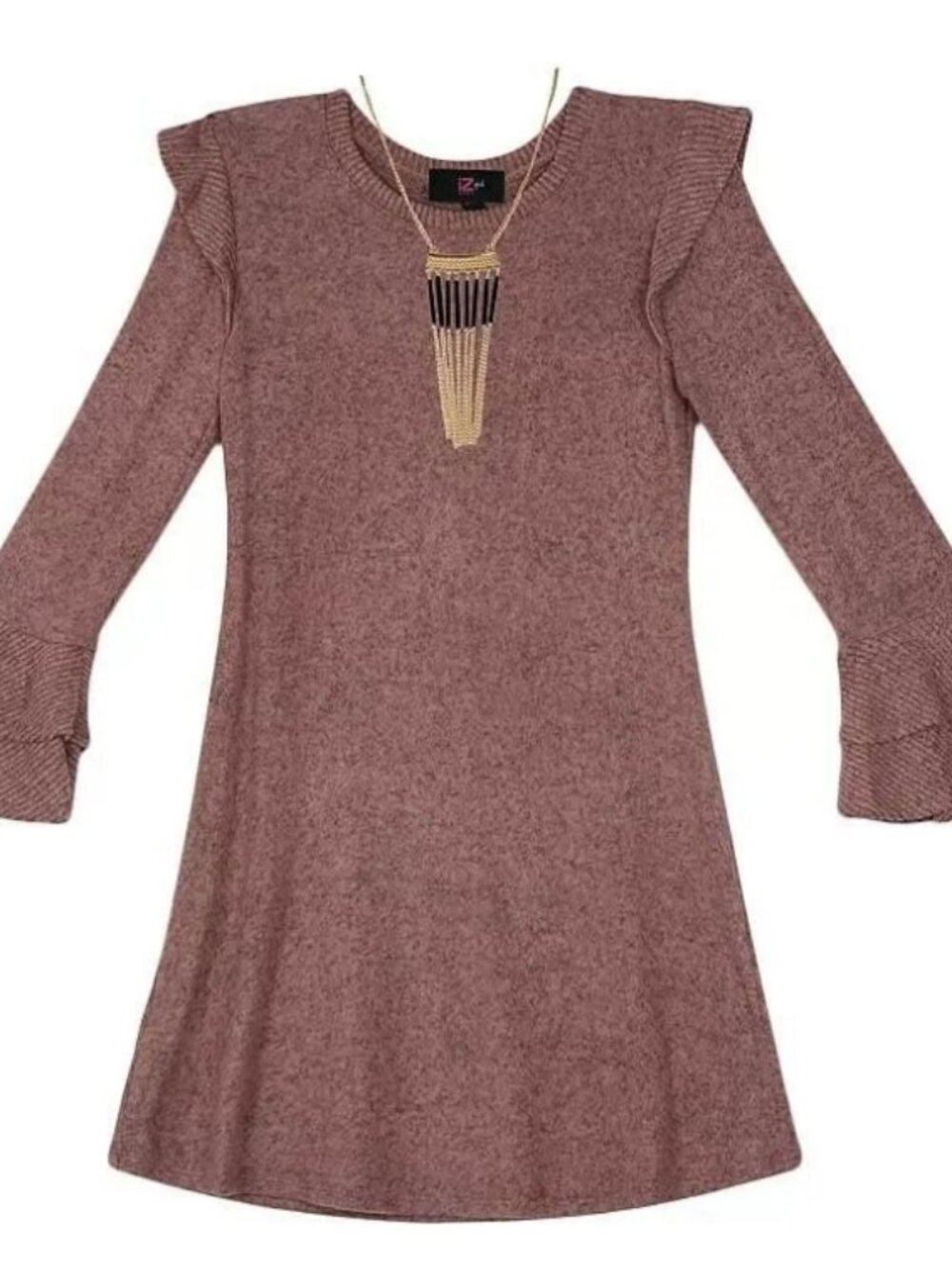 IZ Amy Byer Ruffled Bell Dress Medium New With Tags